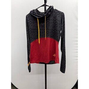 Colosseum Iowa State Cyclones Scaled Mock Neck Fitted Pullover